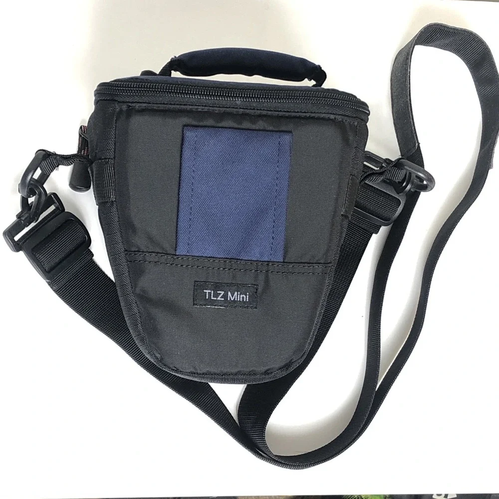Lowepro TLZ Mini Topload Zoom DSLR Blue Camera Holster Bag w/ Adjustable Strap